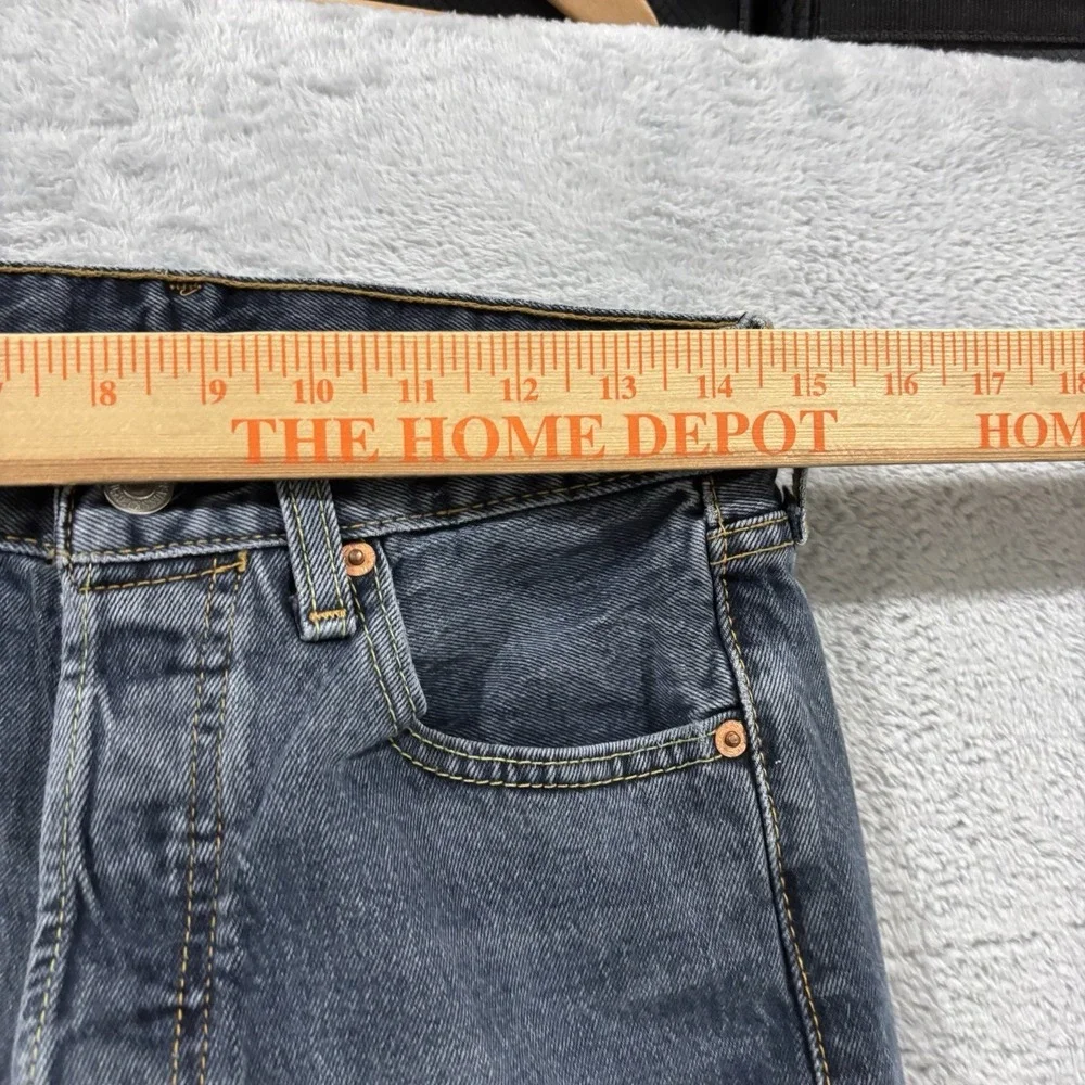Levi's 501 Jeans Men's 28x32 Rigid Button Fly Original Straight Blue Denim Pants
